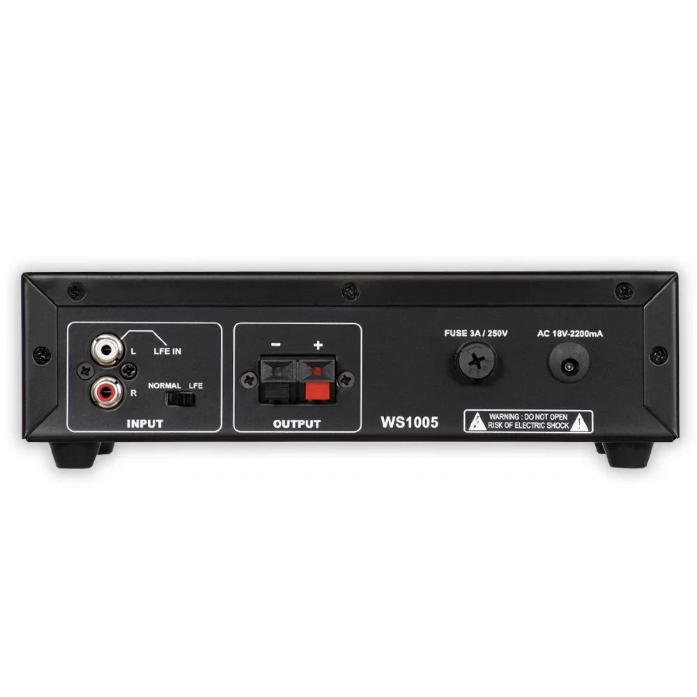 Acoustic Audio - Flush Mount Subwoofers with 10" Speaker and Amps 4 Pack