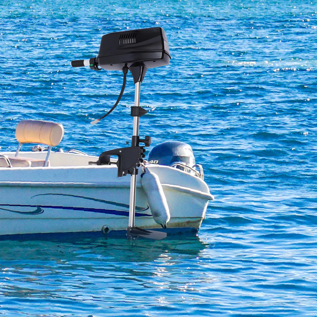 TOOL1SHOoo 48V Electric Outboard Engine with 8 Horsepower and 2200W for Aquaculture Fishing Outdoor Adventure