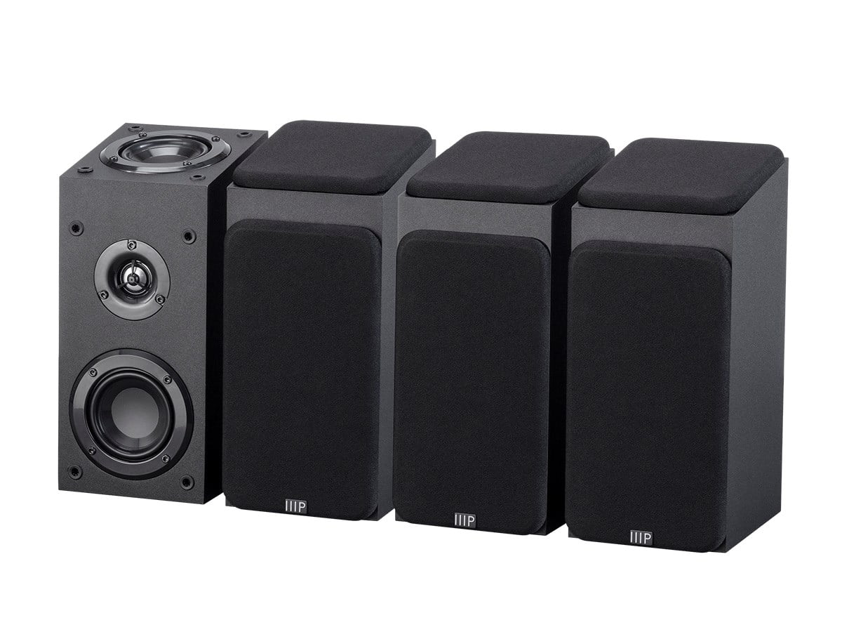 Monoprice Premium 5.1.4-Ch. Immersive Home Theater System - Black With 8 Inch 200 Watt Subwoofer
