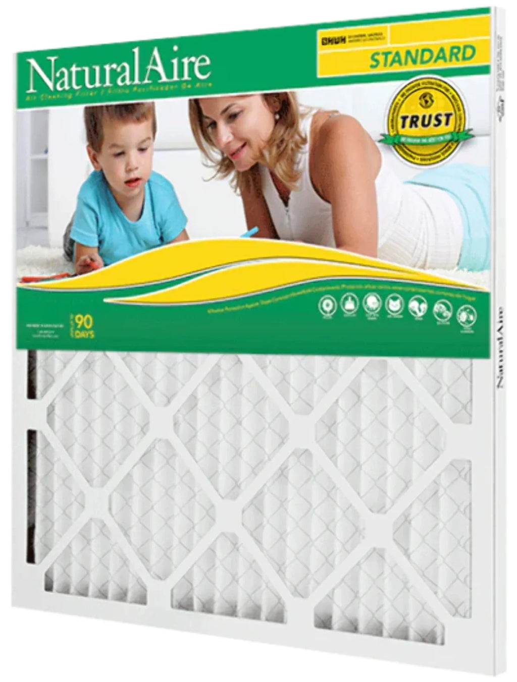 NaturalAire Standard Air Filter,  8, 10" x 10" x 1", 1-Pack