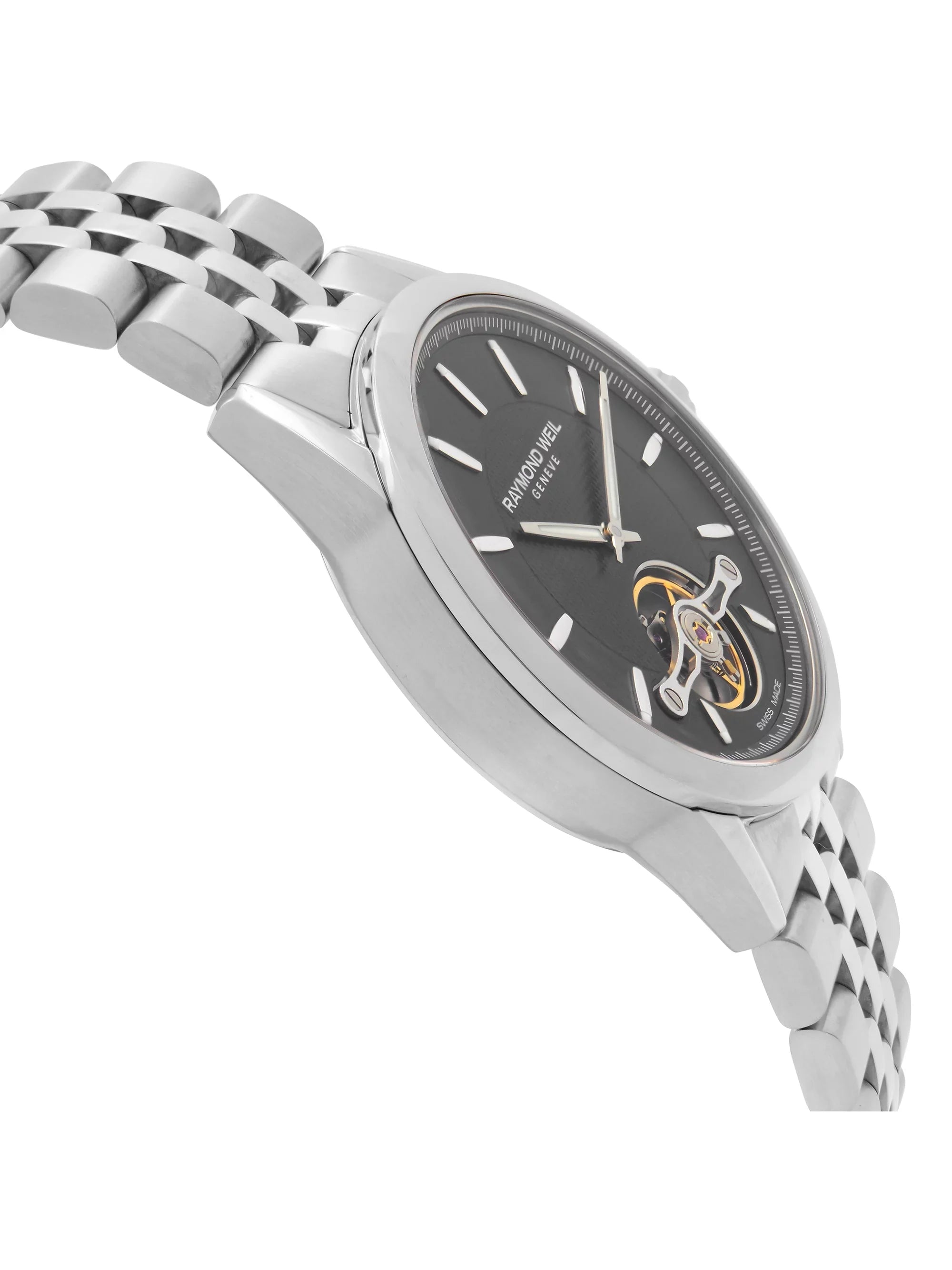 Raymond Weil Freelancer 42mm Steel Black Dial Automatic Mens Watch 2780--20001