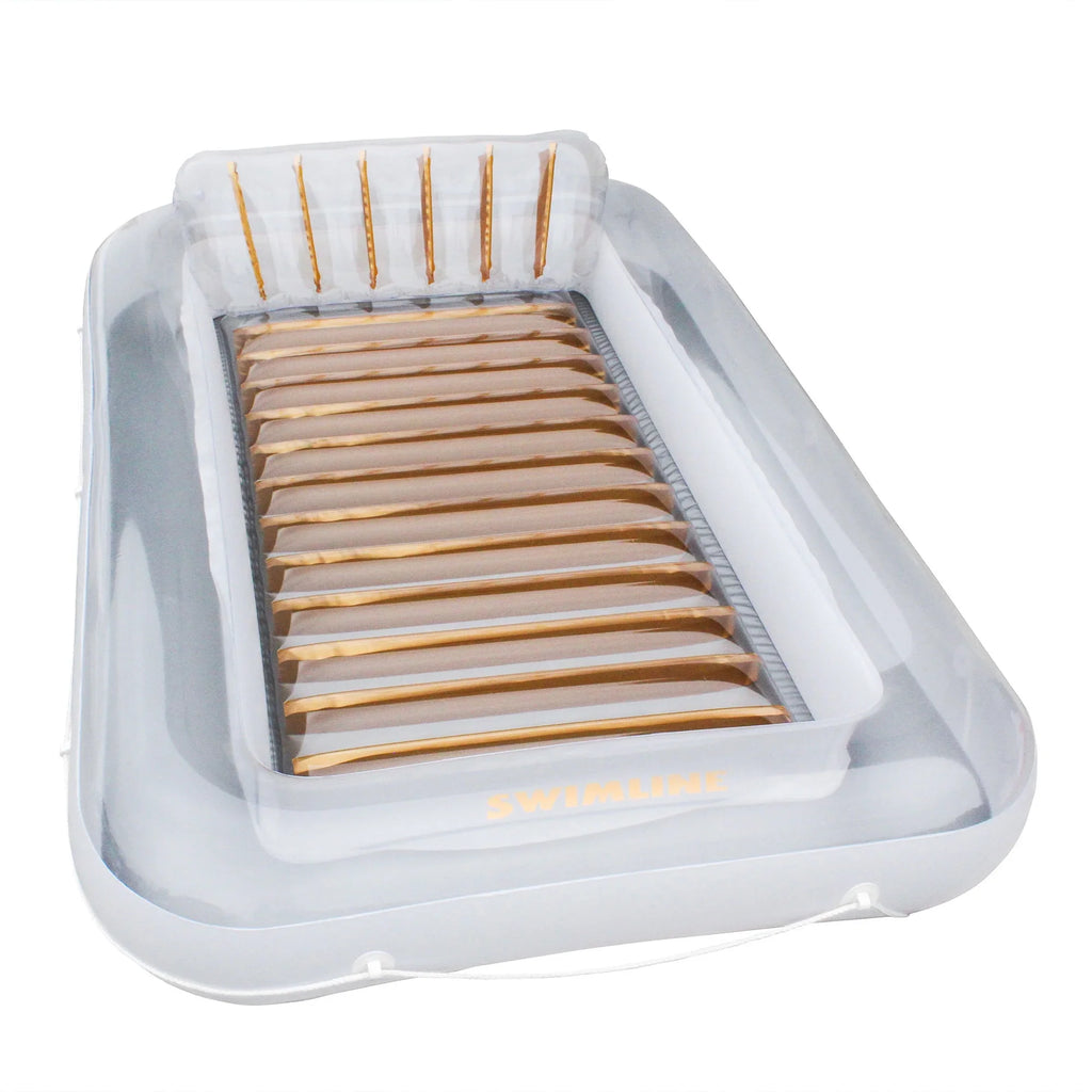Swimline Luxe Edition Inflatable Suntan Tub Floating Pool Lounger, 3 Pack
