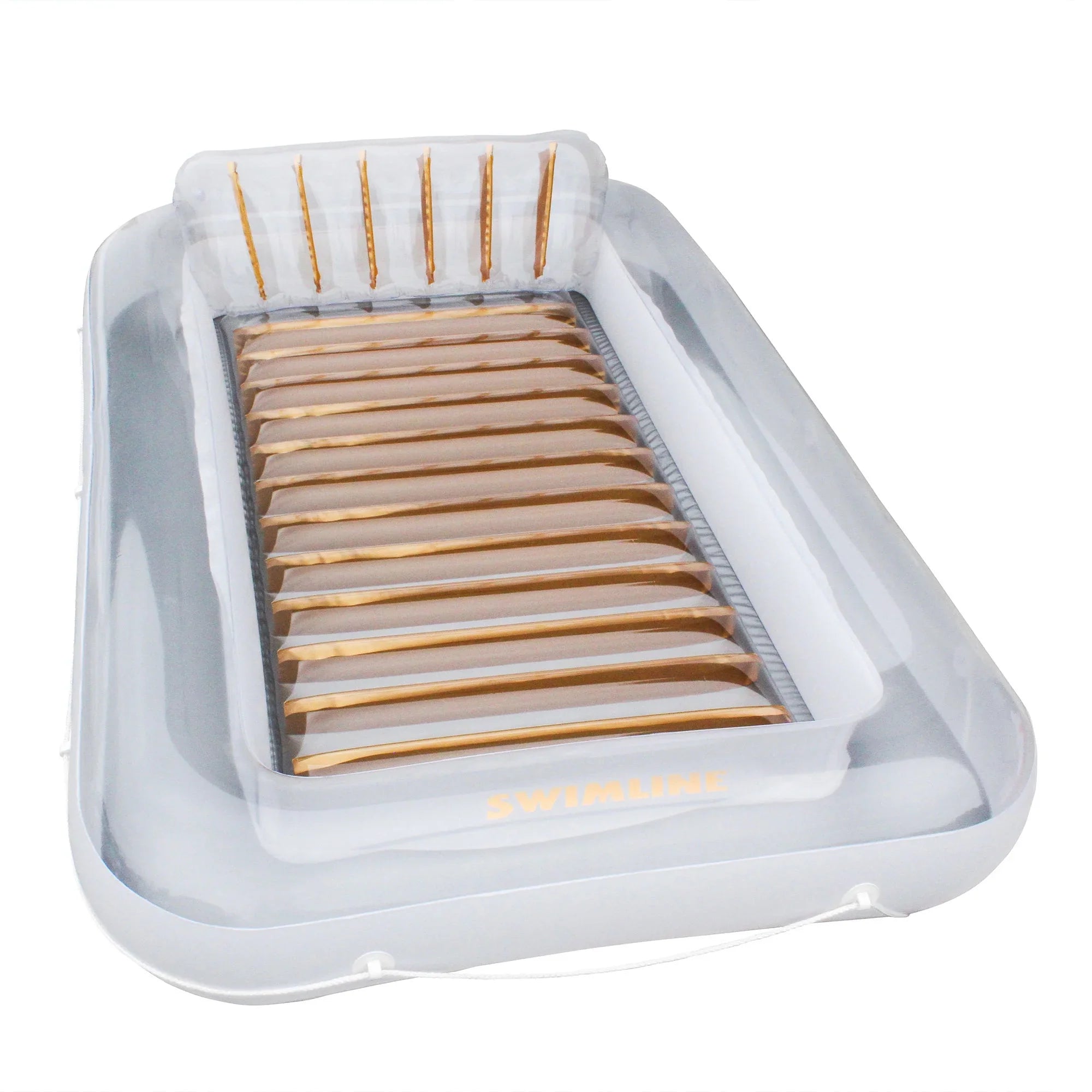 Swimline Luxe Edition Inflatable Suntan Tub Floating Pool Lounger, 3 Pack