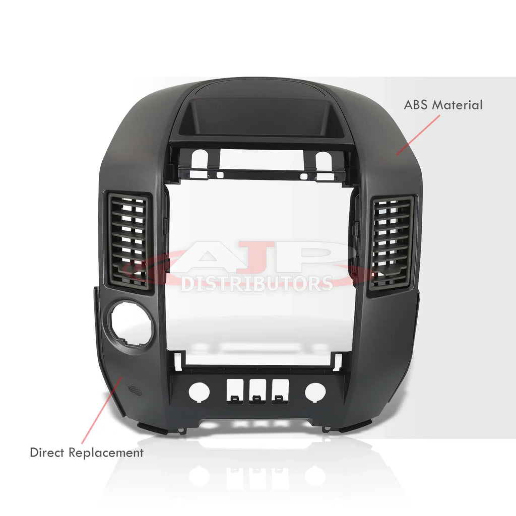 For 2004-2006 Nissan Titan Armada Center Console Instrument Panel Lid Dashboard Radio  Control Bezel Finisher Clips w/o Speaker (Gray) -     05