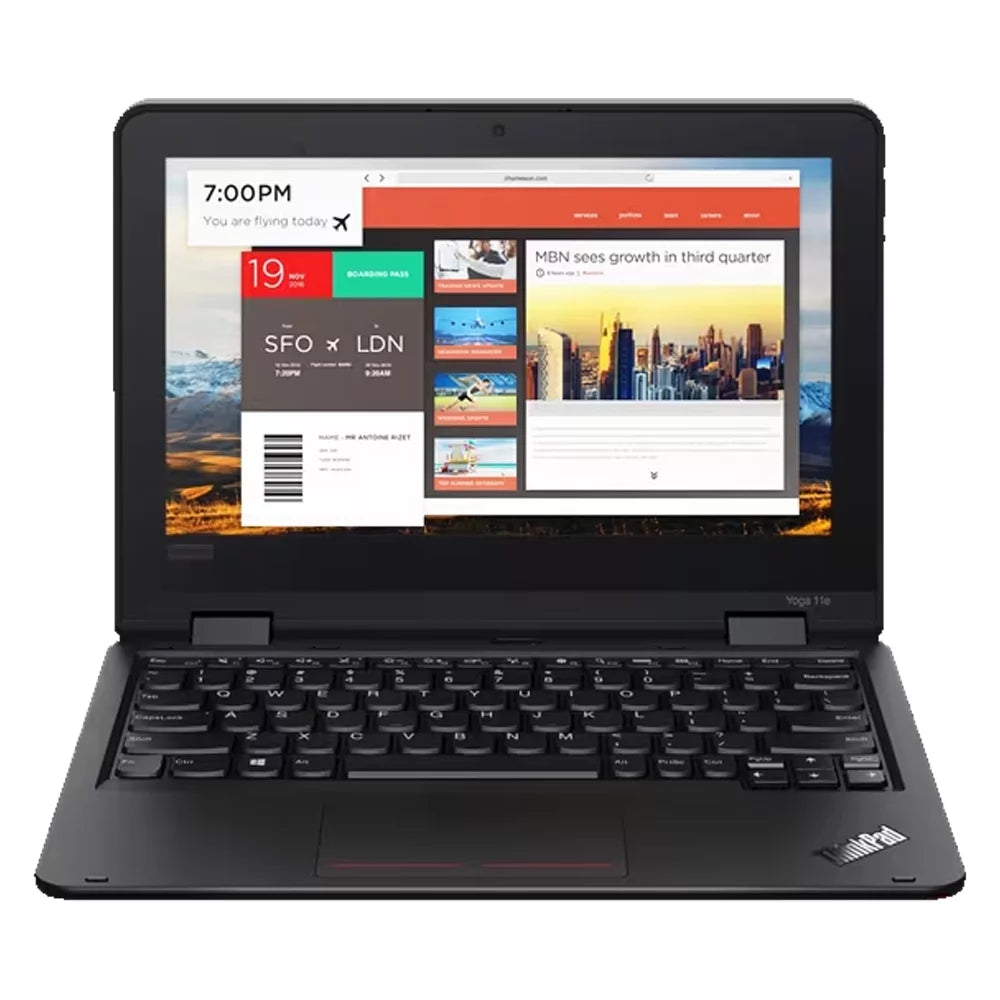 Restored Lenovo ThinkPad Yoga 11e Gen5 11.6" Touch Laptop Intel Celeron  4GB Ram 128GB   (Refurbished)
