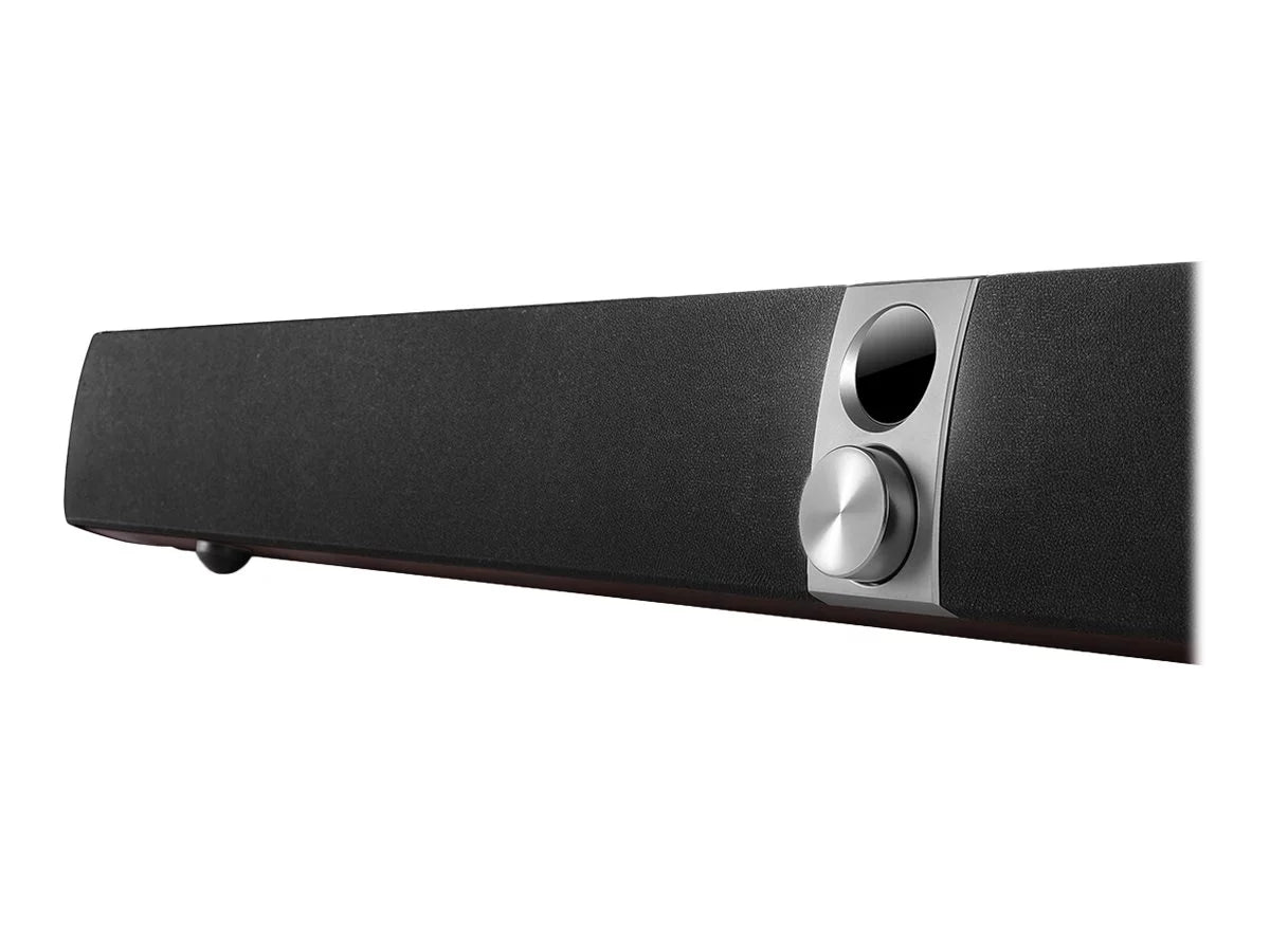 Edifier  - Sound bar - wireless - Bluetooth - 88 Watt - 2-way - dark walnut (grille color - black)