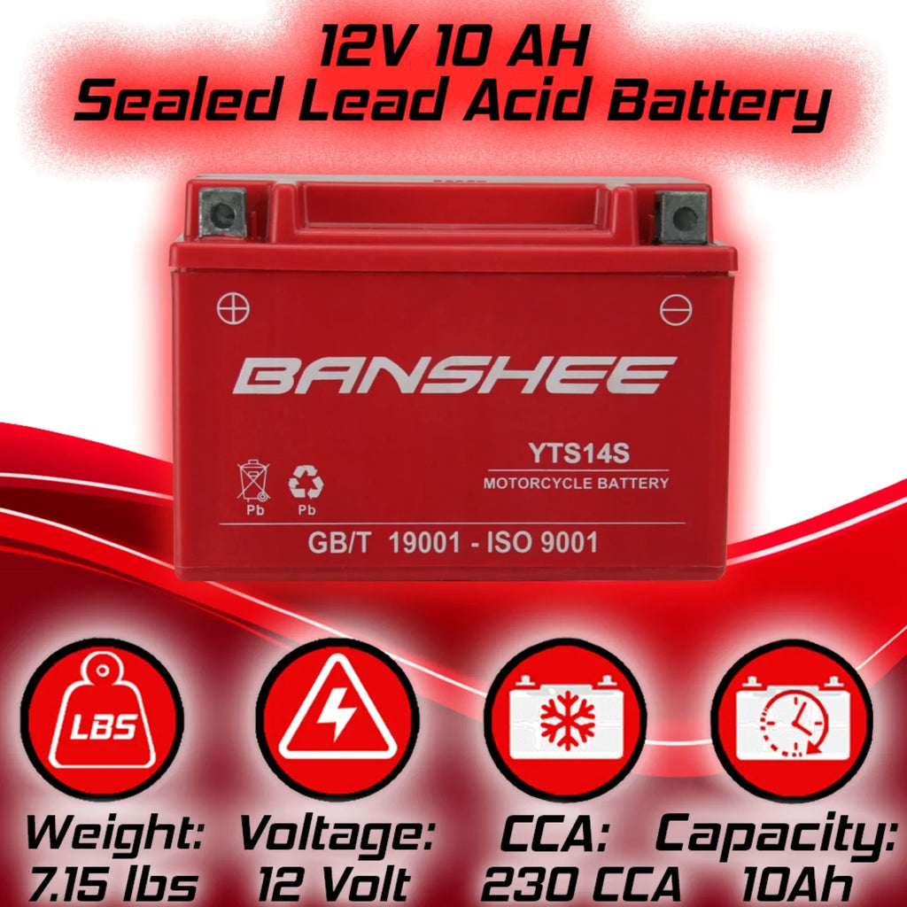 Banshee  Motorsports Battery Compatible with   (Auxiliary Battery)