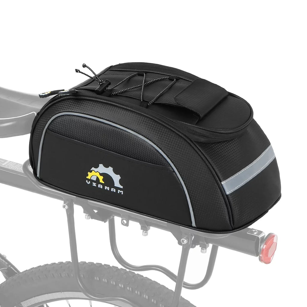 Waterproof Cycling Bicycle Insulated Cooler Bag  Bike Trunk Bag Rear Rack Bag Storage Luggage Carrier Bag Pannier