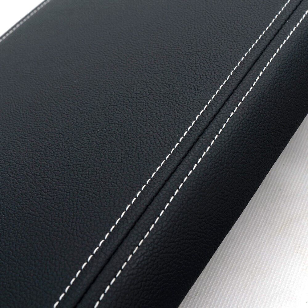 Teledu Center Console Arm Rest Lid Cover Fit For  2009-2014 Ford -150 Black New