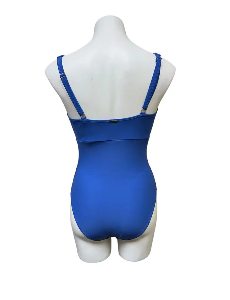Nicole Miller   Sweetheart Center Tie One Piece Swimsuit,  Small