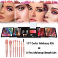 Cosprof 177 Colors Cosmetic Make up Palette Set, Combination with Eyeshadow Facial Blusher Eyebrow Powder Face Concealer Powder Eyeliner Pencil Mirror, All-in-One Makeup Gift Set