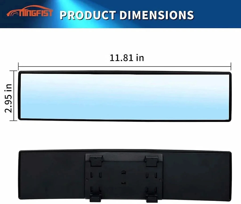 Rear view Mirror Rearview Mirror Wide Angle Broadway Panoramic Anti Glare Mirror Blindspot Accessories Universal Interior Car Convex Mirror for Car  Trucks.