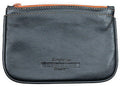 4th Generation Kenzo Black Italian Quality Leather Zipper Tobacco Pouch - 7955