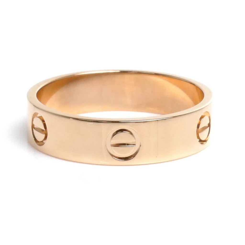 Pre-Owned   Pink Gold Love Ring  Size 23.5 64 7.0g Men's (Good)