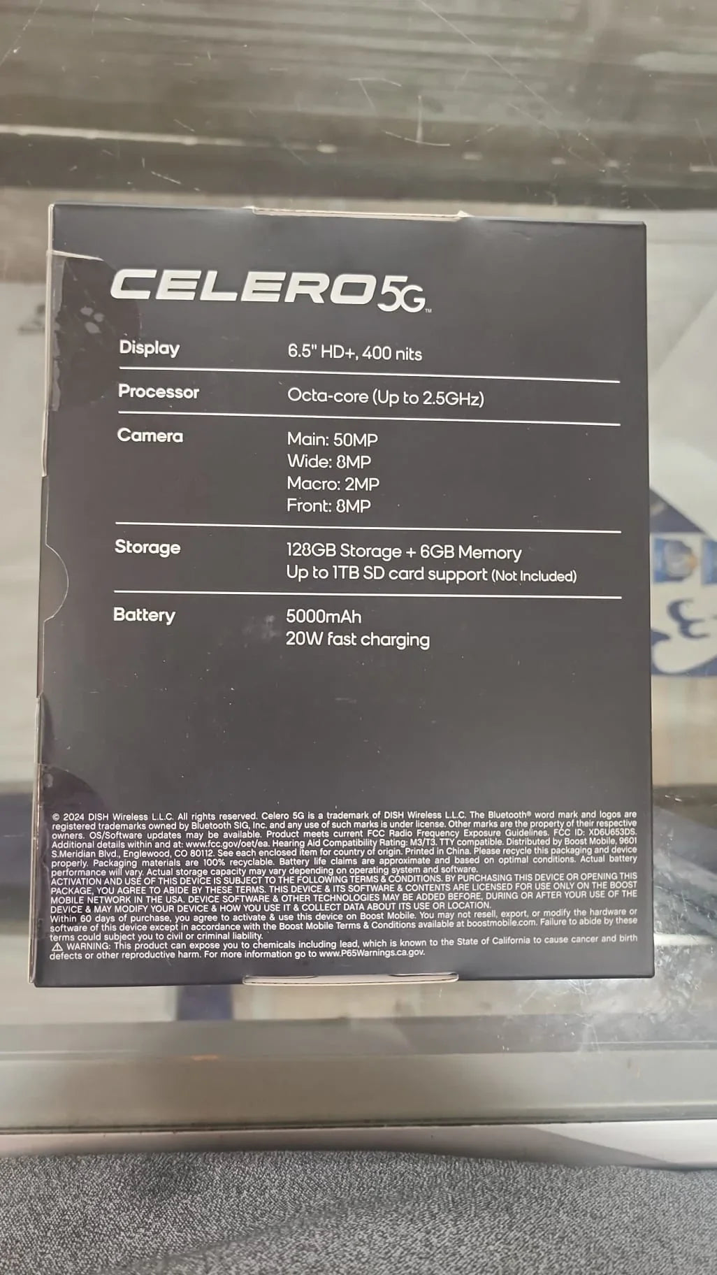 Celero 5G 2024 - 128GB - Moonglow Gray (Boost Mobile) (Single ) Plus $60 Plan