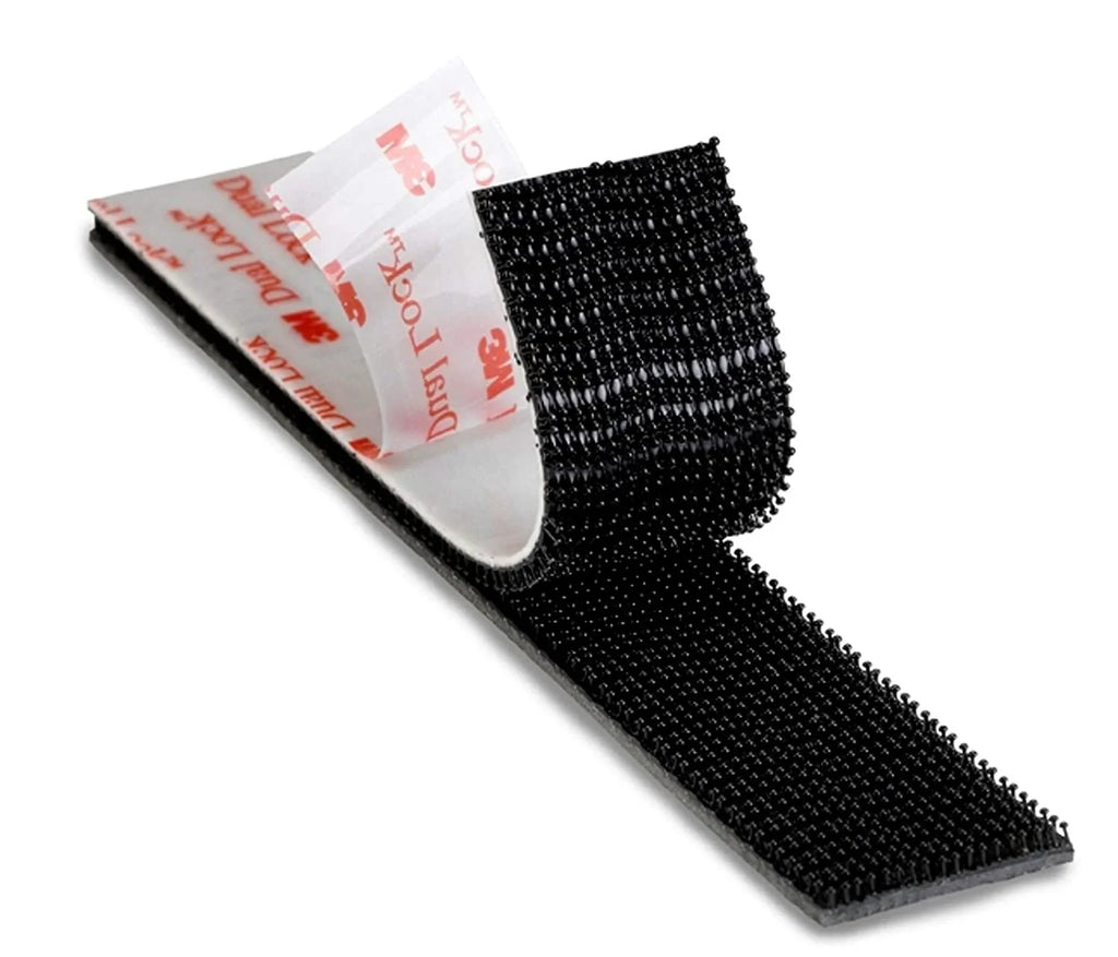 3m Reclosable Fastener,1 in ,Black