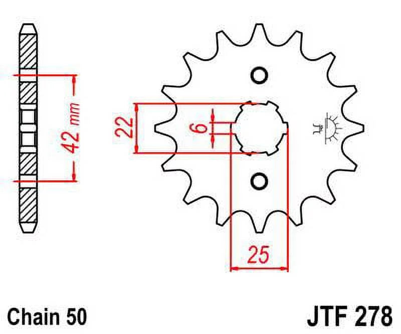 Front & Rear Sproket Kit for   - 79-81  Sprockets