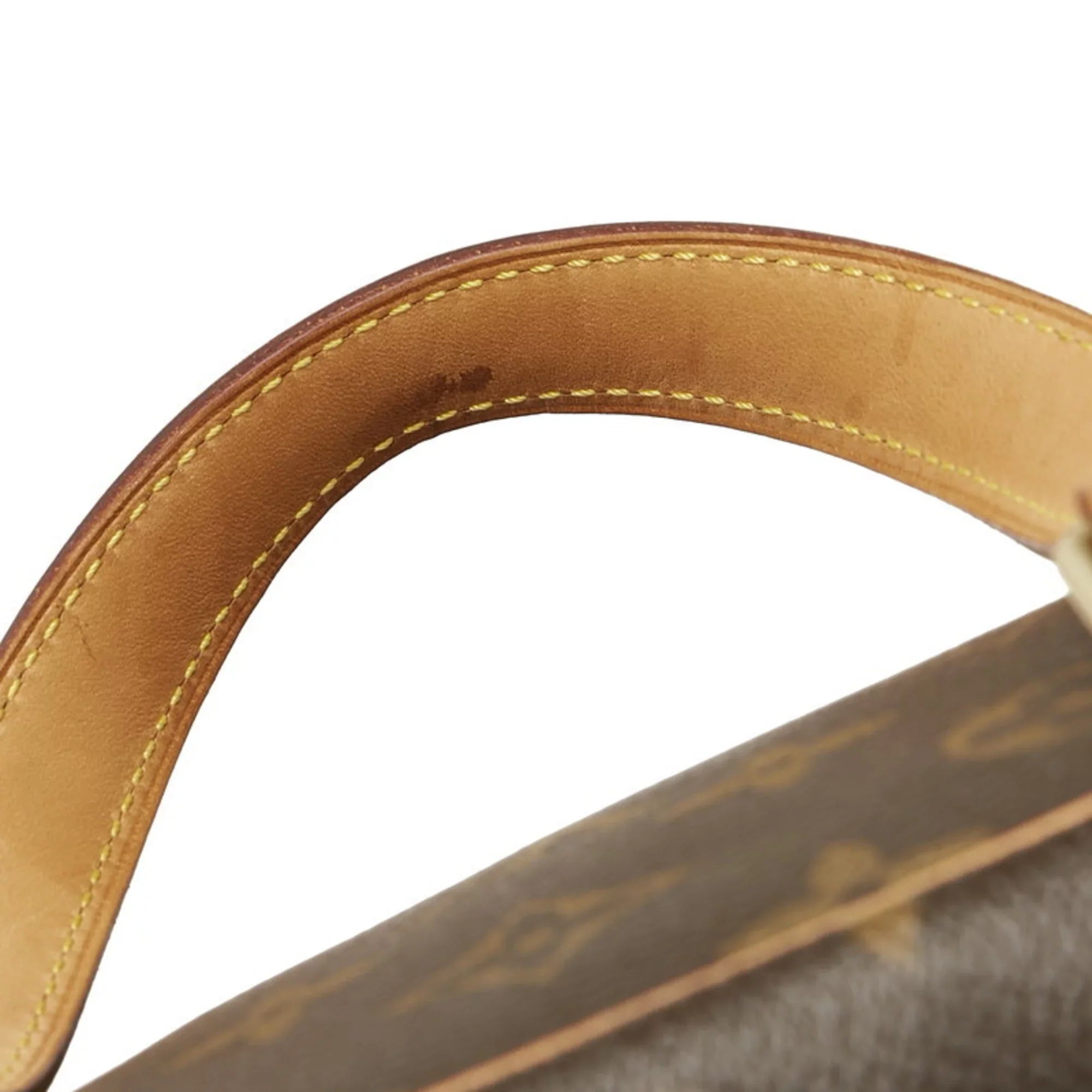 Pre-Owned Louis Vuitton Monogram Exantry Cite Handbag  Brown  Leather Ladies   (Good)