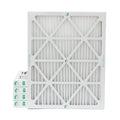 16x20x2  10 Pleated  Air Filters by Glasfloss. ( Quantity 5 ) Exact Size: 15-1/2 x 19-1/2 x 1-3/4