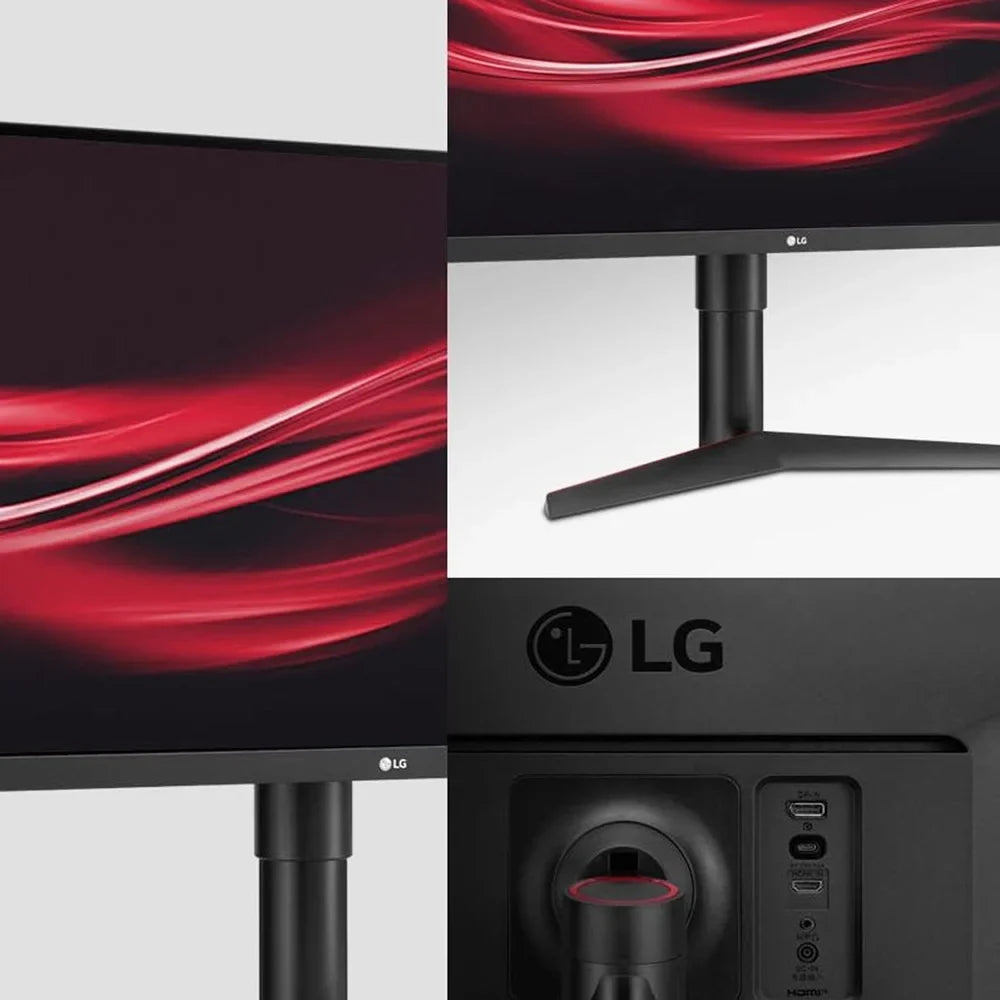 Open Box  34WP65G- UltraWide Monitor 34" 21:9 Full  (2560 x 1080)  Display,  DisplayHDR 400,  FreeSync, Height and Tilt Adjustable Stand - Black