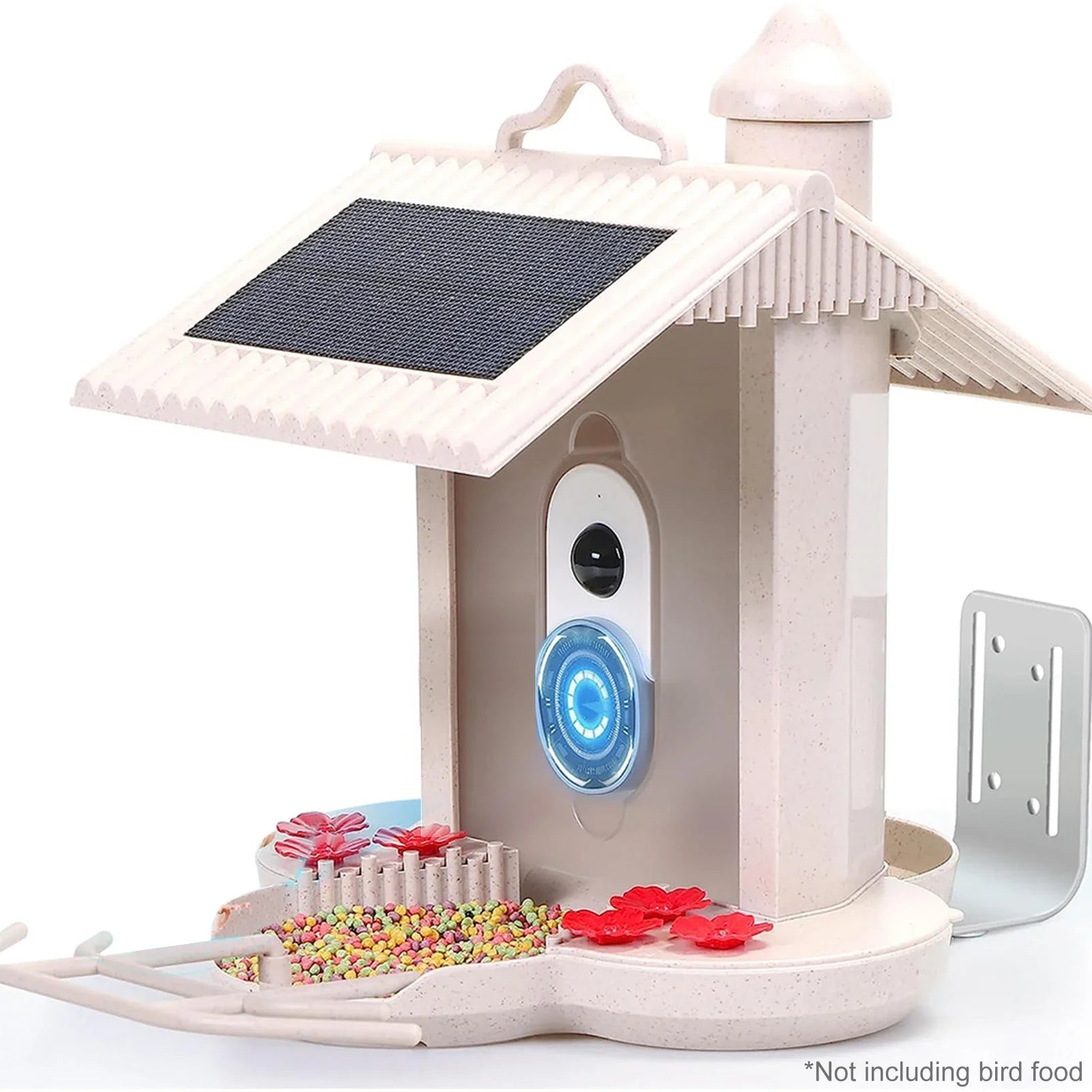 Carevas  Smart Bird Feeder Camera 1080P Auto Capture Bird Video and Motion Detection Real-time Notification  Identify Bird Species  Waterproof 128G  Cards