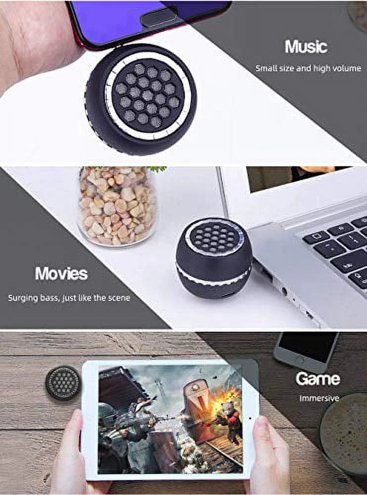 Mini Portable Speaker, 3W Mobile Phone Speaker Line-in Speaker with 3.5mm  Audio Interface for Smartphone/Tablet/Computer