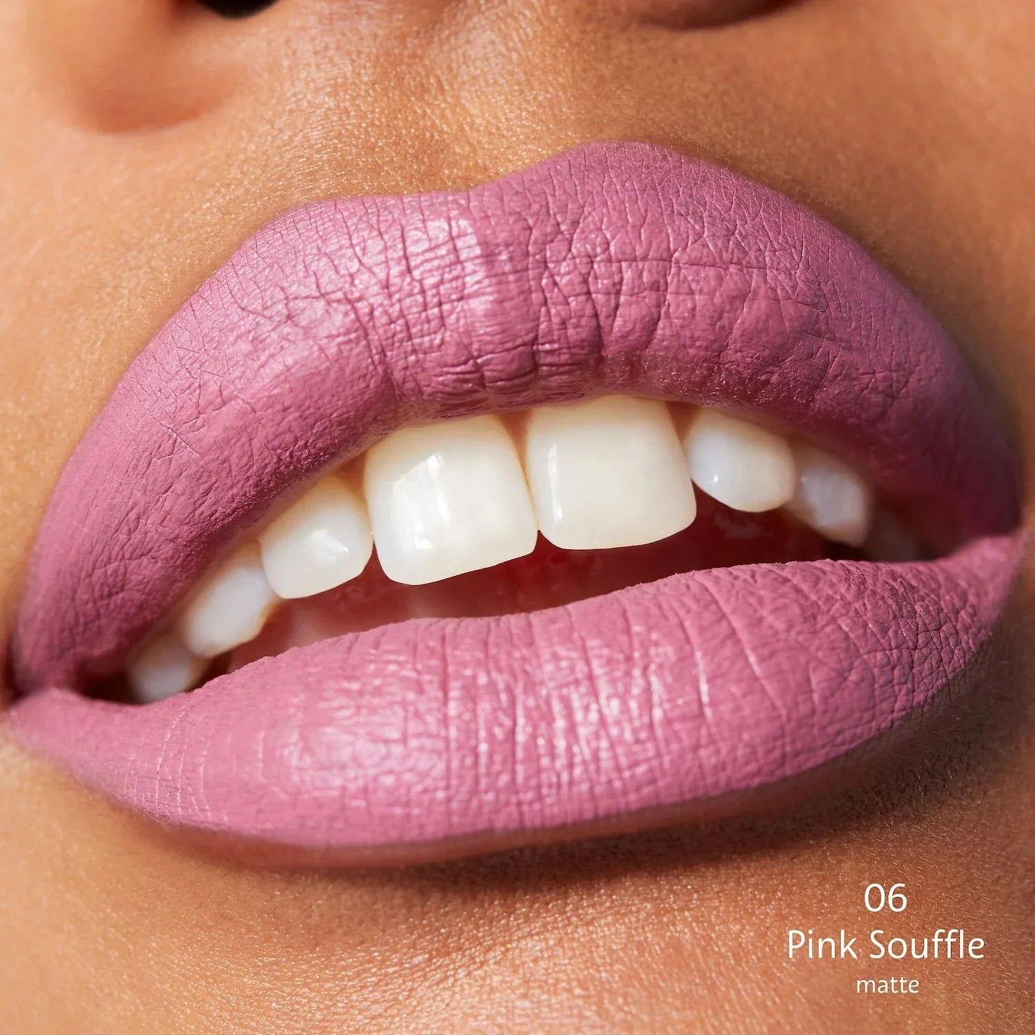 Cream Lip Stain Liquid Lipstick - 06 Pink Souffle - matte soft pink - 0.169 oz/5 mL
