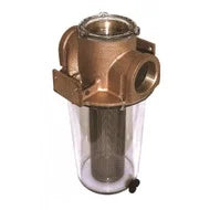Groco Intake Strainer with Stainless Steel Basket 1 1/4"