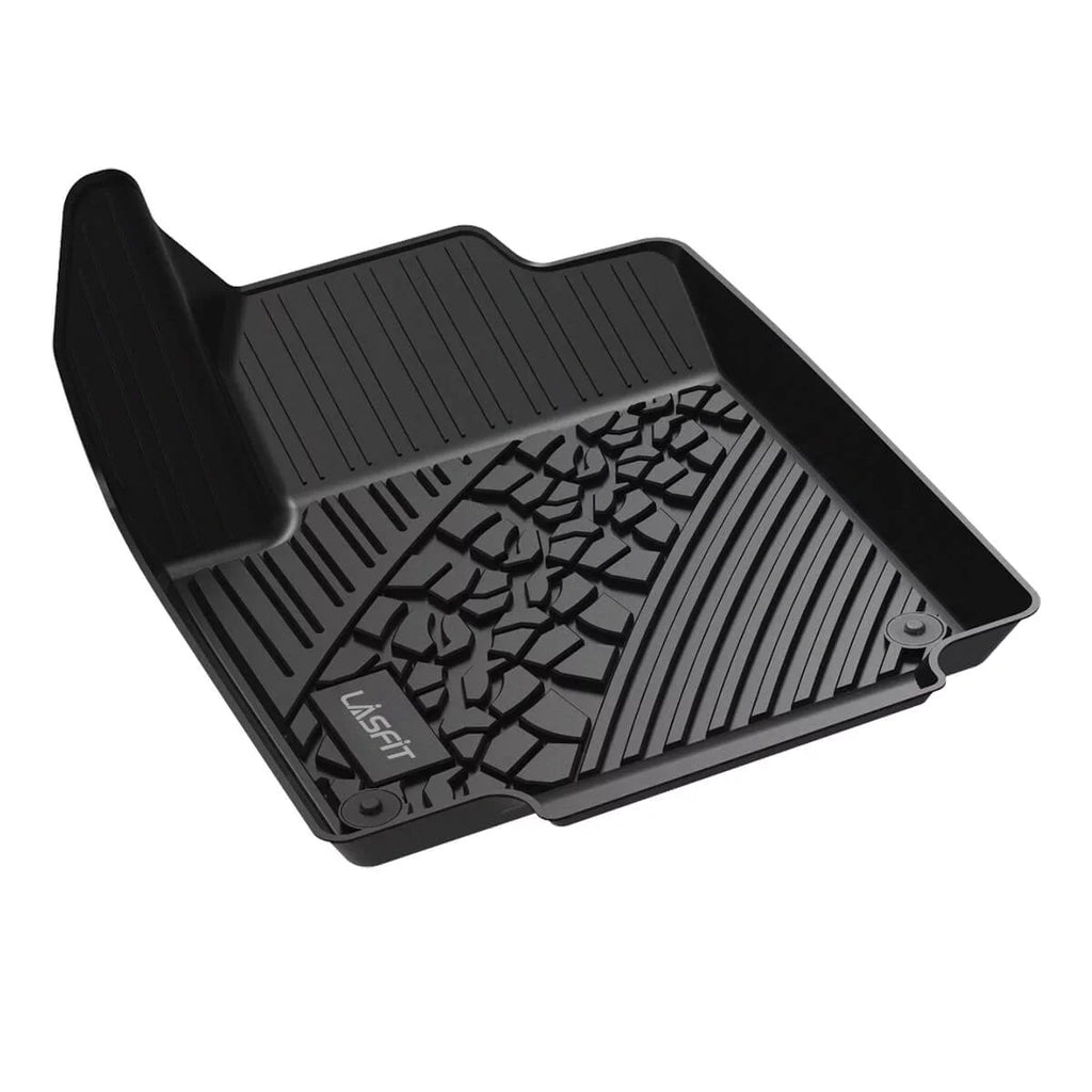 Lasfit Car Floor Liners for 2016-2021 Jeep Grand Cherokee ( Jeep Cherokee )  & Jeep Grand Cherokee  2022, All Weather  Vehicle Floor Mats Set, 1st and 2nd Row, Fit Bench Seating only, Black