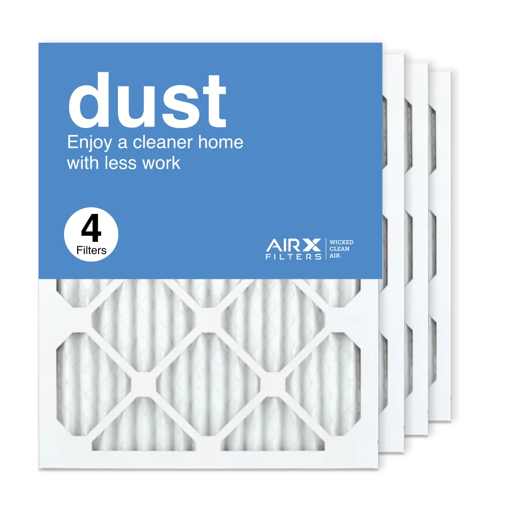 AIRx Filters 16x20x1 Air Filter  8 Pleated   Furnace Air Filter, Dust 4-Pack, Made in the