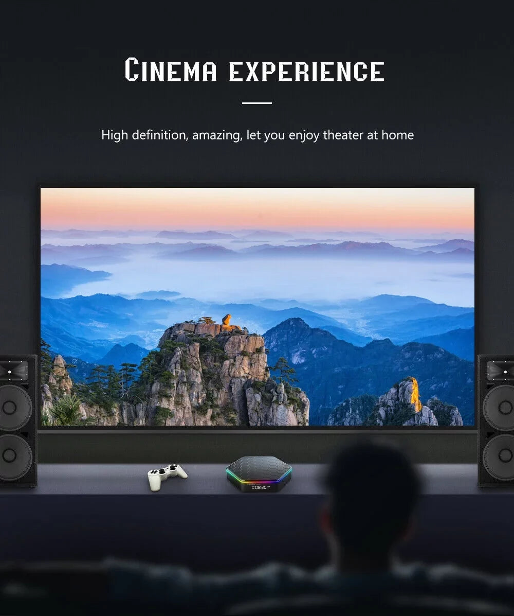 Jahy2Tech Quad Core 8K  Video 64GB Memory 6K Stream Player 2023  Plus Smart Android 12.0  Box