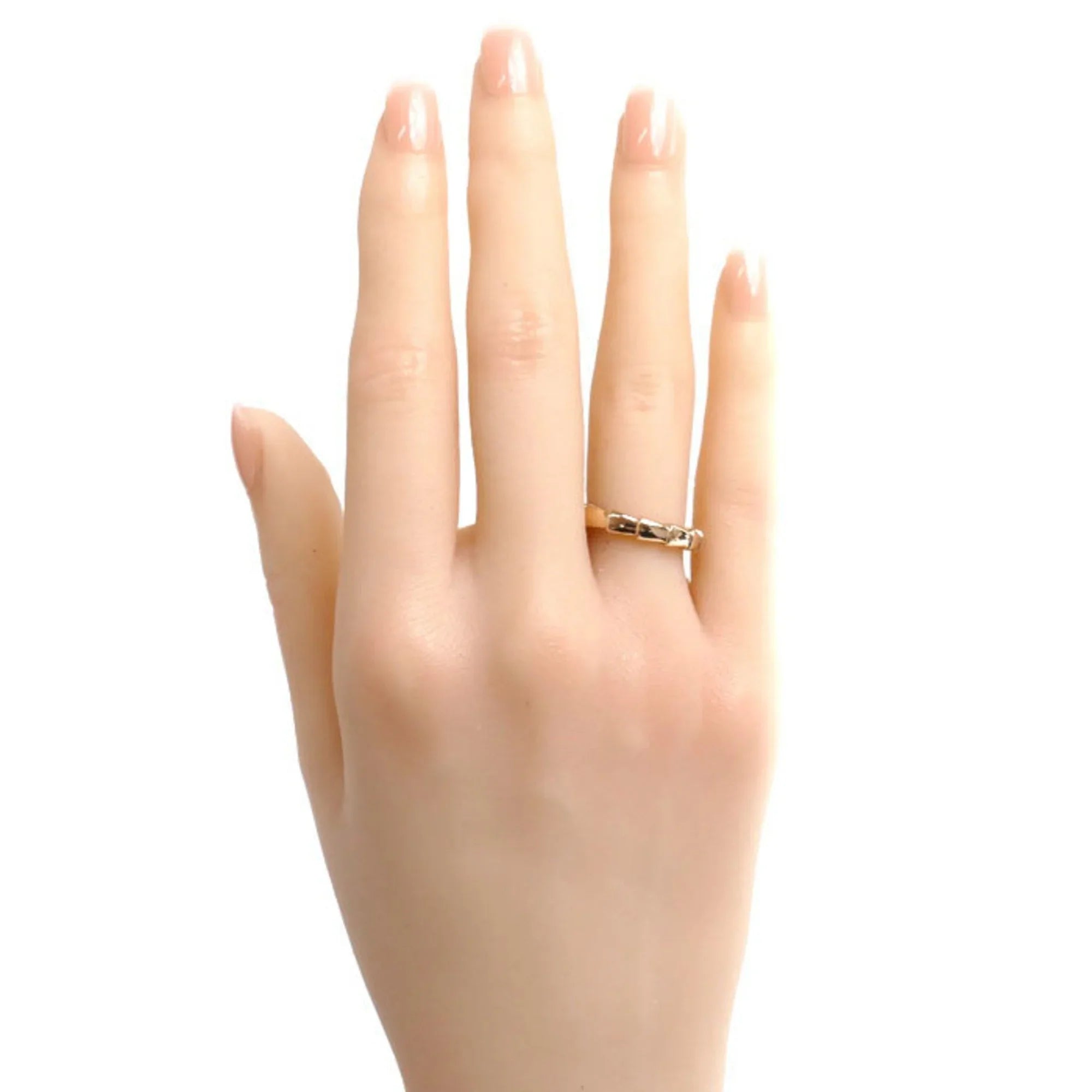 Pre-Owned  Bvlgari  Pink Gold Serpenti Viper Ring 349649 50 4.3g Women's (Good)