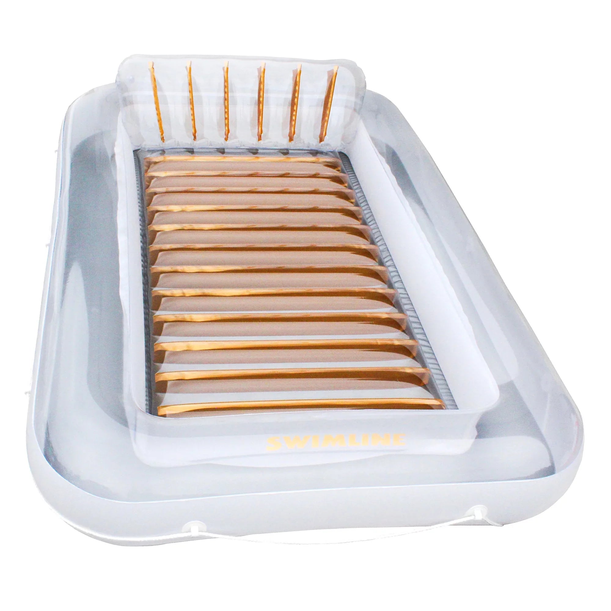 Swimline Luxe Edition Inflatable Suntan Tub Floating Pool Lounger, 3 Pack