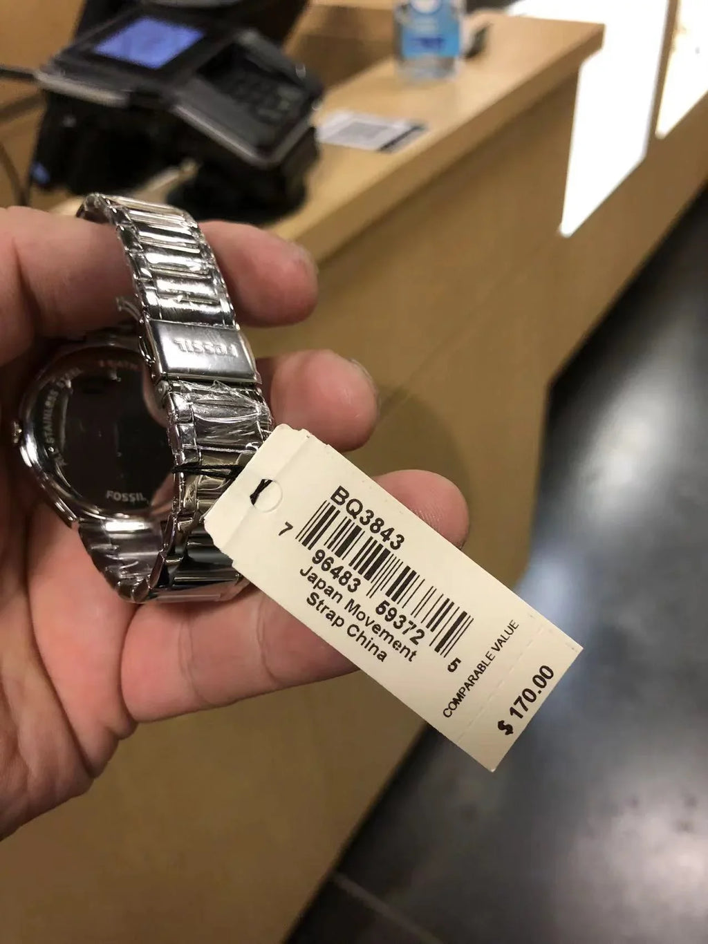 Fossil  Ashtyn Three-Hand Date Stainless Steel Watch