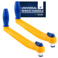 Five Oceans 8" Sailvessel Winch Handle, 2-Pack Universal Floating Winch Handle, Lock�in Mechanism, Orange and Blue, Lightweight and Strong, Fiberglass Reinforced Plastic - -