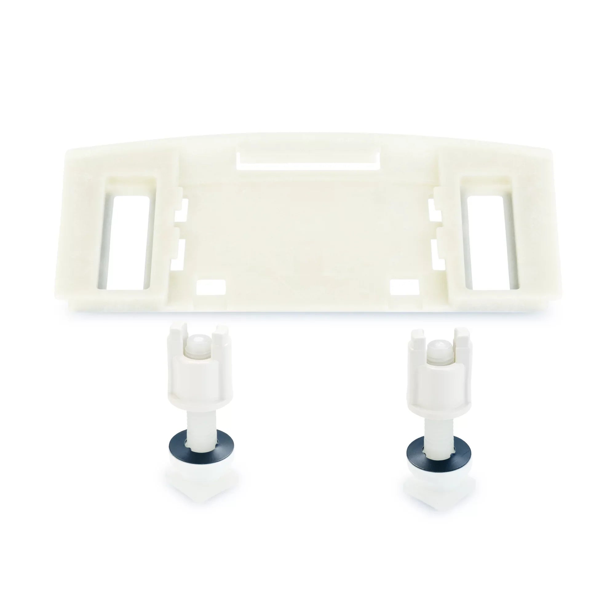 Brondell Swash  Bidet Seat with Sidearm, Dryer and Stainless Steel Nozzle, Round White