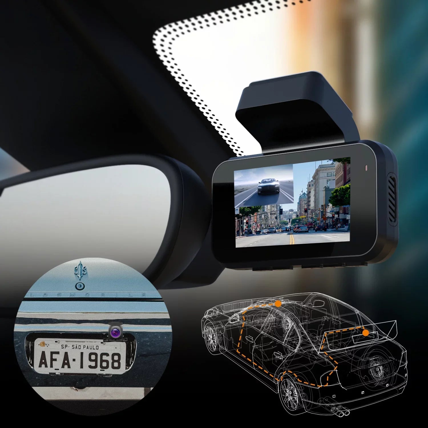 Rexing  Waterproof Rear View Camera