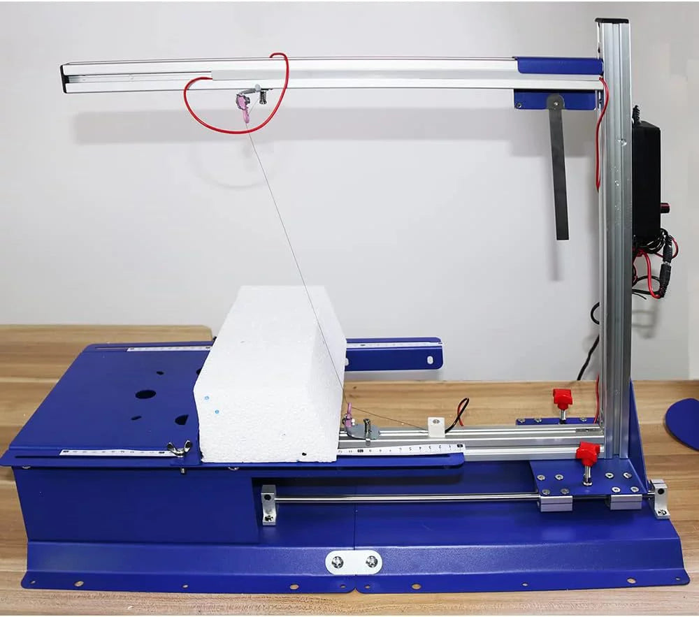 PreAsion Vertical Electric Rotary Molti-functional Hot Cutting Machine Tabletop Hotwire Cutter 110-220V