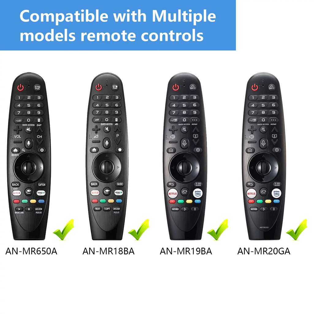 '- New Voice Magic Replacement Remote Control for     NanoCell 4K 8K Models Netflix and Prime Video Hot Keys, Google/Alexa, with Pointer Function