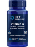 Life Extension Vitamin  24-Hour Liposomal Hydrogel Formula – Liposomal Vitamin  Supplement for Immune & Skin Health with Calcium - Vegetarian, Gluten-Free, Non- – 60 Tablets
