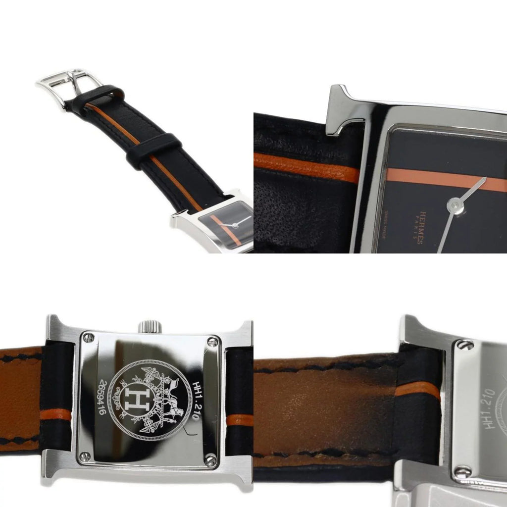 Pre-Owned Hermes .210  Watch Wristwatch Stainless Steel/Leather Women's  (Good)