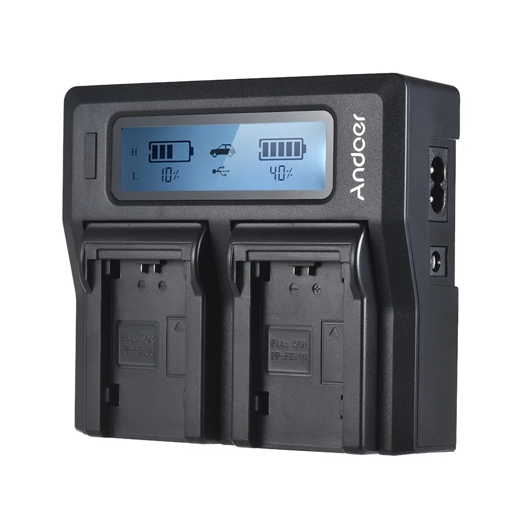 Tomshoo - Dual Channel  Battery Replacement for Sony