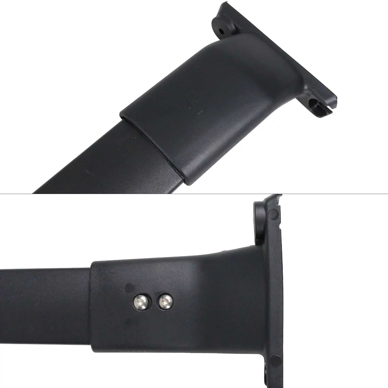 Ikon Motorsports Compatible with 13-16 Mazda -5   Style Cross Bar Roof Rack Black Aluminum
