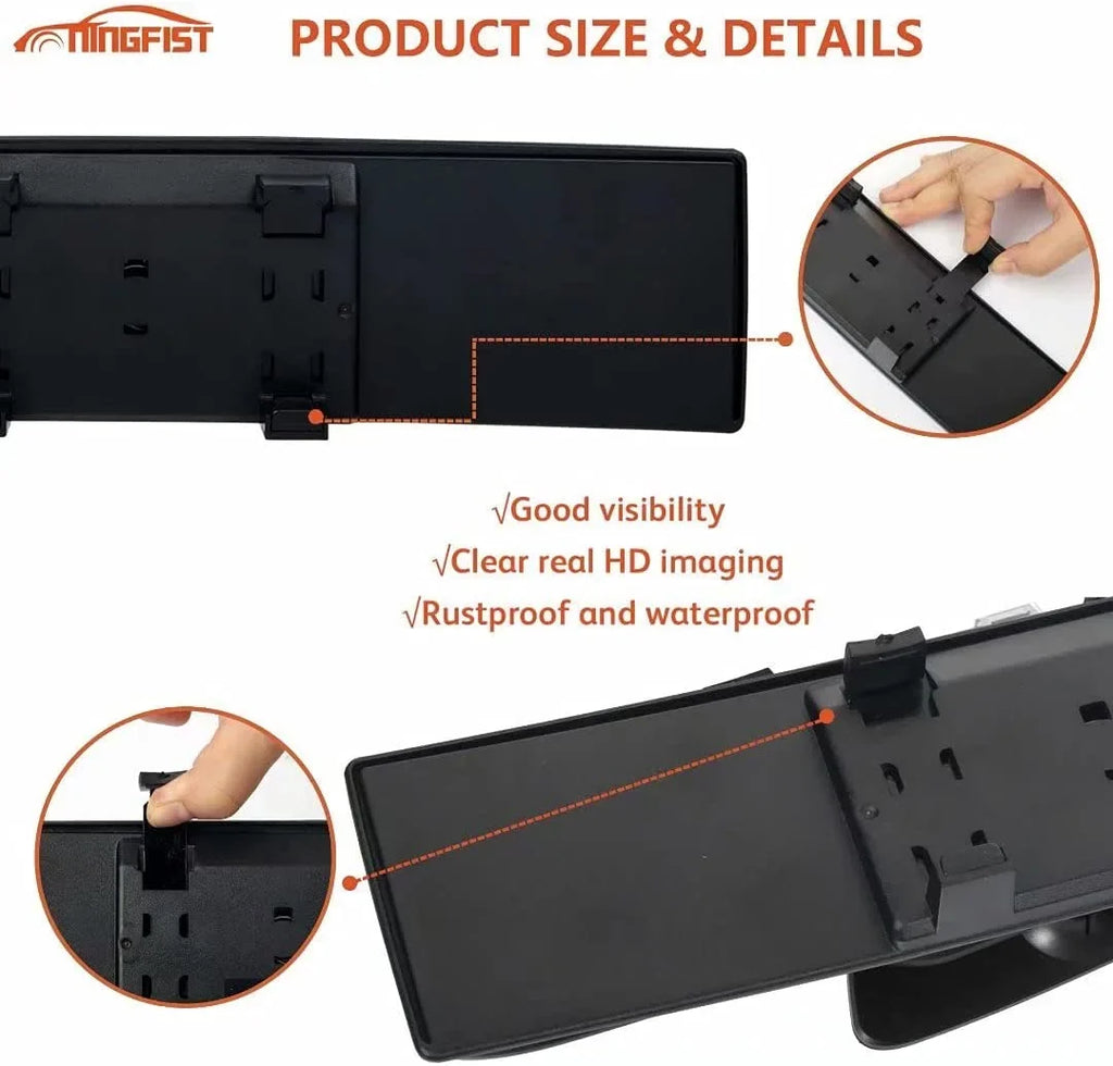 Rear view Mirror Rearview Mirror Wide Angle Broadway Panoramic Anti Glare Mirror Blindspot Accessories Universal Interior Car Convex Mirror for Car  Trucks.