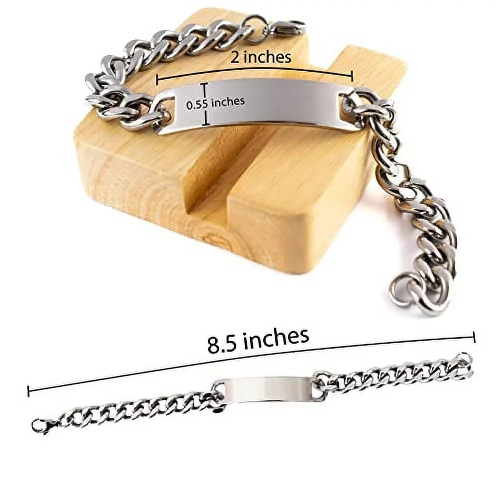 Cute Hemingway Cat, All You Need is Love and a Hemingway, Unique Idea Holiday Cuban Chain Bracelet for Cat Lovers