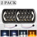 Pair 400W 7x6" 5x7"  Headlight Hi Lo Beam  For Chevrolet Jeep Cherokee