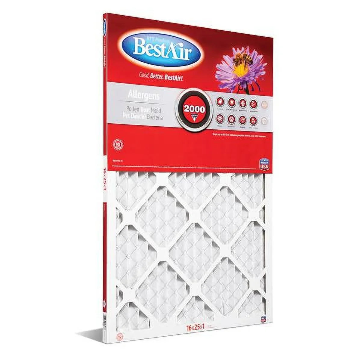 BestAir 16"x25"x1"  Furnace Filters  11