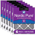 18X30x1 (17 3/4  29 3/4  3/4) Furnace Air Filters  8 Pleated Plus Carbon 6 Pack