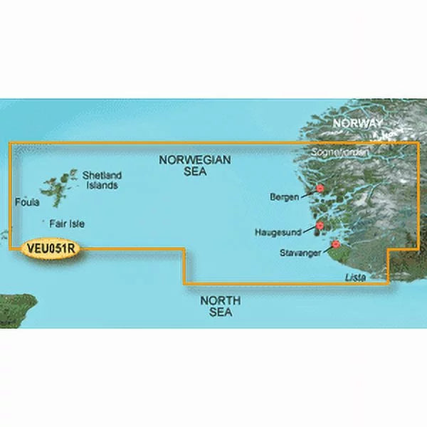 Garmin BlueChart® g3 Vision®  -  - Lista - Sognefjorden - microSD™/™
