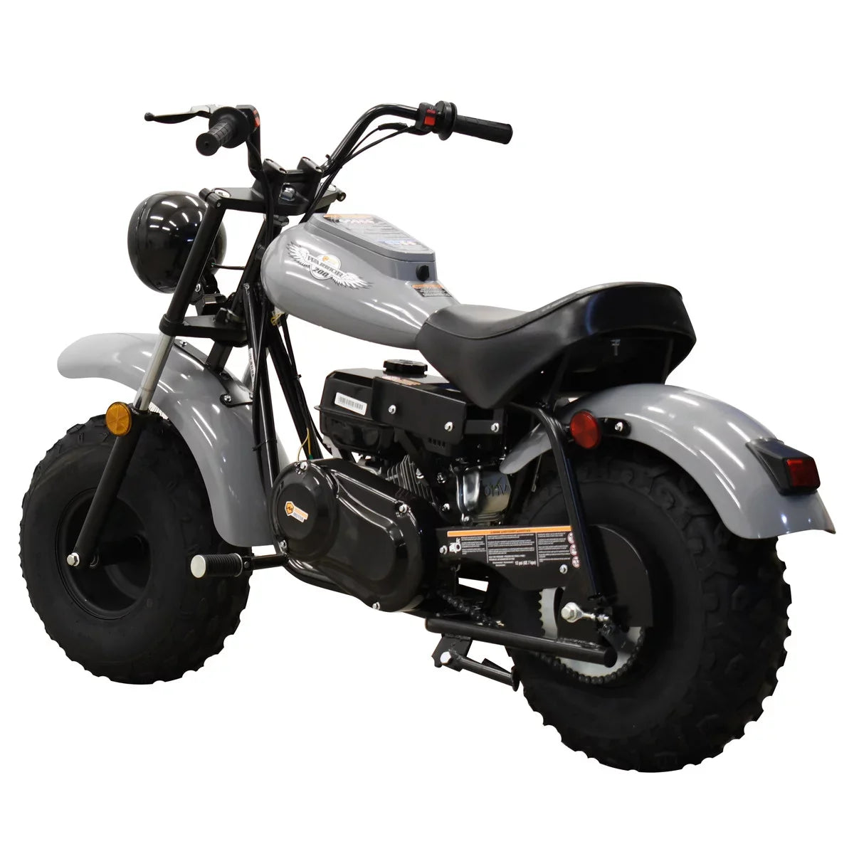 Massimo Motor Mini Bike  6.5HP Gas Powered 200cc Motorcycle (Gray)